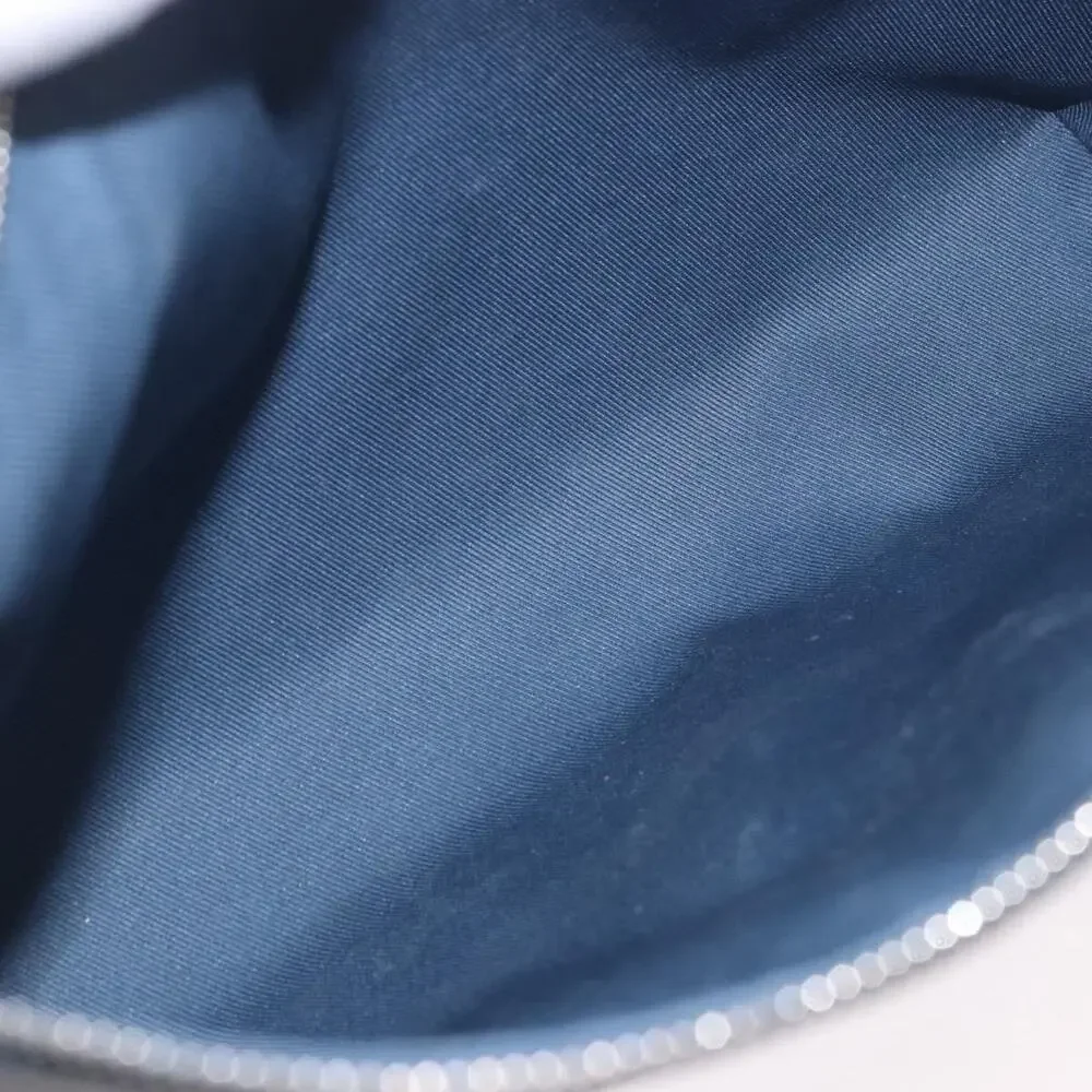 Louis Vuitton Leather Takeoff Pouch Blue